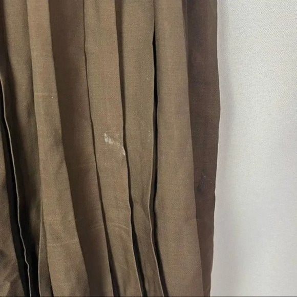 Alice + Olivia Dark Brown Y2K Pleated Strapless Mini Dress 6 - Picture 4 of 5